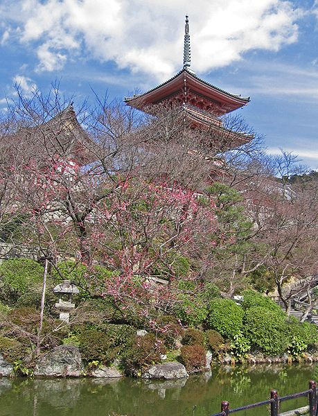 Kiyomizu Tempel in Kyoto, Japan